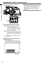 Предварительный просмотр 20 страницы Panasonic AG-HMC80PJ Operating Instructions Manual