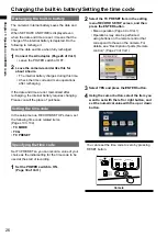 Предварительный просмотр 26 страницы Panasonic AG-HMC80PJ Operating Instructions Manual