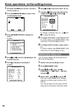 Preview for 88 page of Panasonic AG-HPG20E Operation Instruction Manual