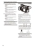 Preview for 52 page of Panasonic AG HPX170 - Pro 3CCD P2 High-Definition Camcorder Operating Instructions Manual