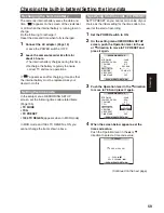 Preview for 59 page of Panasonic AG HPX170 - Pro 3CCD P2 High-Definition Camcorder Operating Instructions Manual