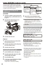 Preview for 28 page of Panasonic AG-HPX172EN Operating Instructions Manual