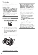 Предварительный просмотр 6 страницы Panasonic AG-HPX250 Operating Instructions Manual