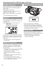 Предварительный просмотр 40 страницы Panasonic AG-HPX250 Operating Instructions Manual