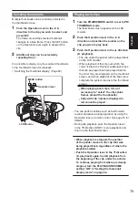 Предварительный просмотр 79 страницы Panasonic AG-HPX250 Operating Instructions Manual