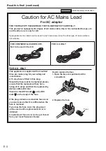 Предварительный просмотр 4 страницы Panasonic AG-HPX250EJ Instruction Manual