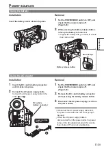 Предварительный просмотр 21 страницы Panasonic AG-HPX250EJ Instruction Manual