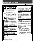 Preview for 2 page of Panasonic AG-HPX370 Operating Instructions Manual