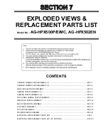 Предварительный просмотр 100 страницы Panasonic AG-HPX500 Service Manual