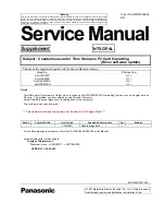 Предварительный просмотр 191 страницы Panasonic AG-HPX500 Service Manual