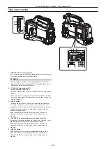 Предварительный просмотр 27 страницы Panasonic ag-hpx600ej Operating Instructions Manual