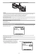 Предварительный просмотр 85 страницы Panasonic ag-hpx600ej Operating Instructions Manual