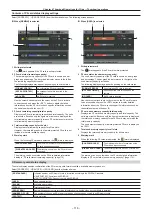 Предварительный просмотр 116 страницы Panasonic ag-hpx600ej Operating Instructions Manual