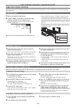 Предварительный просмотр 154 страницы Panasonic ag-hpx600ej Operating Instructions Manual