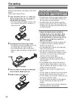 Предварительный просмотр 16 страницы Panasonic AG HVX200 - Camcorder Operating Instructions Manual