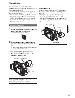 Предварительный просмотр 21 страницы Panasonic AG HVX200 - Camcorder Operating Instructions Manual