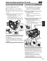 Предварительный просмотр 25 страницы Panasonic AG HVX200 - Camcorder Operating Instructions Manual