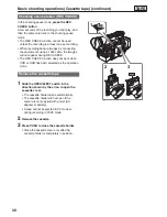 Предварительный просмотр 30 страницы Panasonic AG HVX200 - Camcorder Operating Instructions Manual