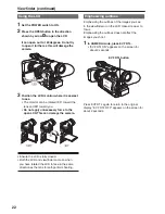 Preview for 22 page of Panasonic AG-HVX200AP Operating Instructions Manual