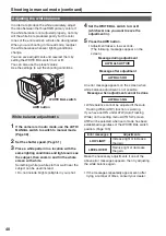 Preview for 40 page of Panasonic AG-HVX200PJ Operating Instructions Manual