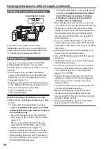 Preview for 46 page of Panasonic AG-HVX200PJ Operating Instructions Manual