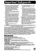 Preview for 6 page of Panasonic AG-LC35P Operating Instructions Manual