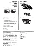 Preview for 3 page of Panasonic AG-LW7208G Operating Instructions Manual