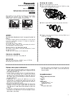 Preview for 5 page of Panasonic AG-LW7208G Operating Instructions Manual