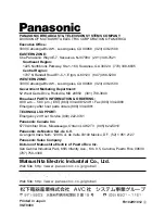 Preview for 12 page of Panasonic AG-MC15P Operating Instruction