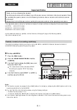 Preview for 3 page of Panasonic AG-MDC20MC Instruction Manual