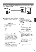 Preview for 35 page of Panasonic AG-MDR15P Operating Instructions Manual