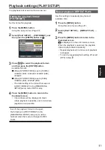 Preview for 61 page of Panasonic AG-MDR15P Operating Instructions Manual