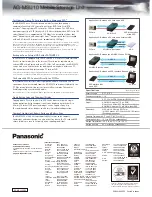 Предварительный просмотр 2 страницы Panasonic AG-MSU10 Brochure