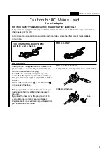 Preview for 5 page of Panasonic AG-MSU10 Operating Instructions Manual