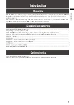Preview for 9 page of Panasonic AG-MSU10 Operating Instructions Manual