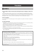 Preview for 10 page of Panasonic AG-MSU10 Operating Instructions Manual