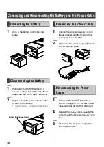 Preview for 16 page of Panasonic AG-MSU10 Operating Instructions Manual