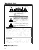 Предварительный просмотр 2 страницы Panasonic AG-RCP30P Operating Instructions Manual