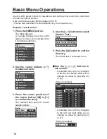 Preview for 14 page of Panasonic AG-RCP30P Operating Instructions Manual