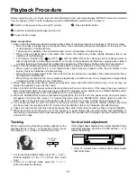 Preview for 21 page of Panasonic AG-TL350B Operating Instructions Manual