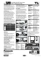 Preview for 2 page of Panasonic AG-TL750 User Manual