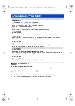 Preview for 3 page of Panasonic AG-UMR20E Operating Instructions Manual