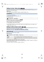 Preview for 64 page of Panasonic AG-UMR20E Operating Instructions Manual