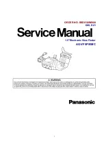 Preview for 1 page of Panasonic AG-VF5P Service Manual