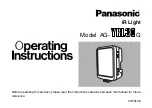 Panasonic AG-YRL30G Operating Instructions Manual preview