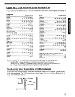 Предварительный просмотр 13 страницы Panasonic AG1680 - VCR- PLUS Operating Instructions Manual