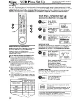 Предварительный просмотр 32 страницы Panasonic AG1680 - VCR- PLUS Operating Instructions Manual