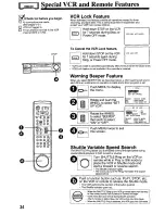 Предварительный просмотр 34 страницы Panasonic AG1680 - VCR- PLUS Operating Instructions Manual