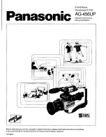 Panasonic AG456UP - CAMCORDER Operating Instructions Manual preview