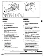 Предварительный просмотр 25 страницы Panasonic AG456UP - CAMCORDER Operating Instructions Manual